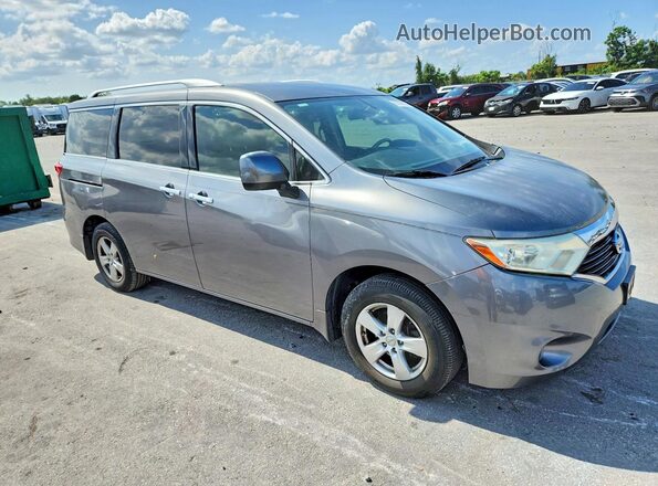 JN8AE2KP3G9151386 2016 NISSAN QUEST Серый Передняя правая четверть