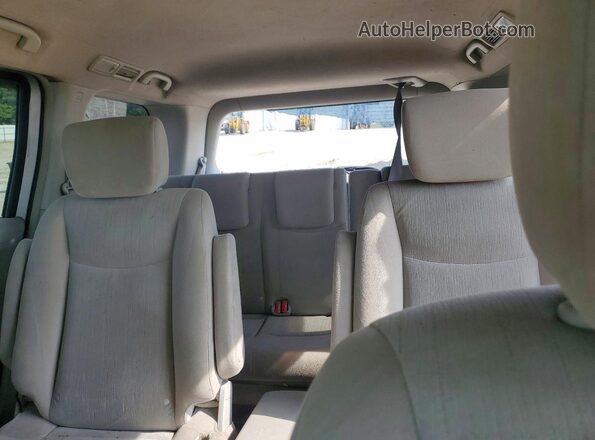 JN8AE2KP5G9153592 2016 NISSAN QUEST Silver უკანა სავარძლების ხედი