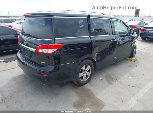 JN8AE2KP5H9166229 2017 NISSAN QUEST Black უკანა მარჯვენა