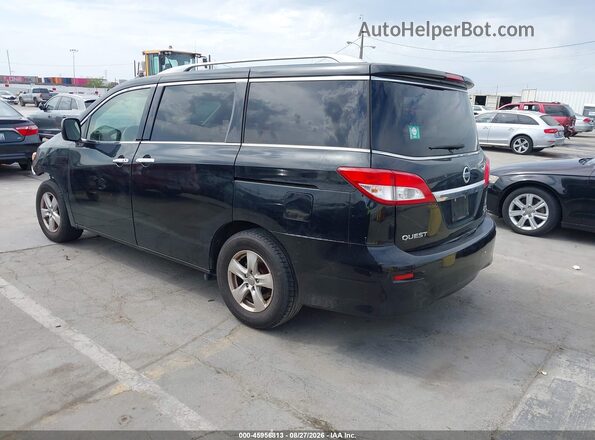 JN8AE2KP5H9166229 2017 NISSAN QUEST Black უკანა მარცხენა