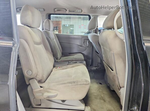 JN8AE2KP5H9170104 2017 NISSAN QUEST Black Rear interior view