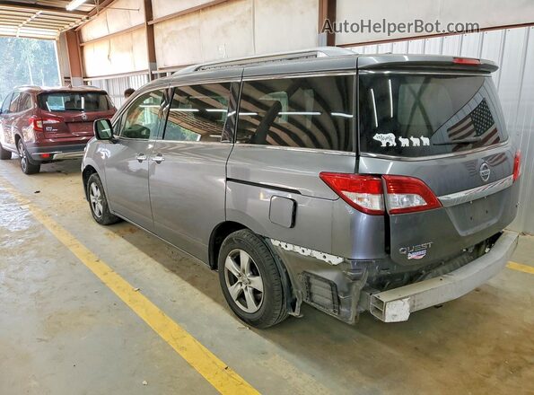JN8AE2KP6G9155674 2016 NISSAN QUEST Gray Հետևի ձախ
