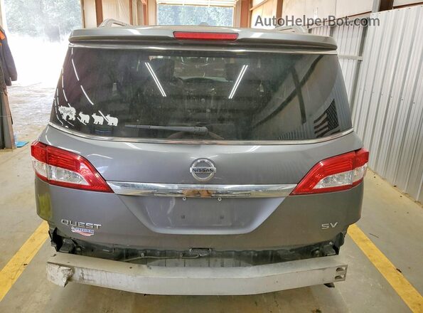 JN8AE2KP6G9155674 2016 NISSAN QUEST Gray Հետևի տեսք
