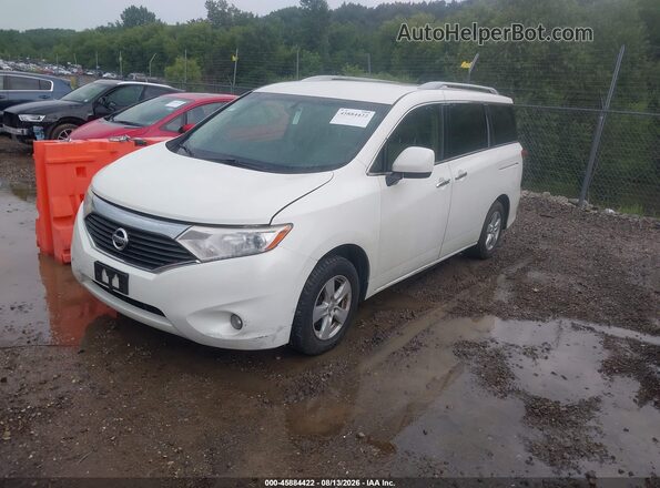 JN8AE2KP7G9151858 2016 NISSAN QUEST White Առջևի ձախ երեք քառորդ տեսարան