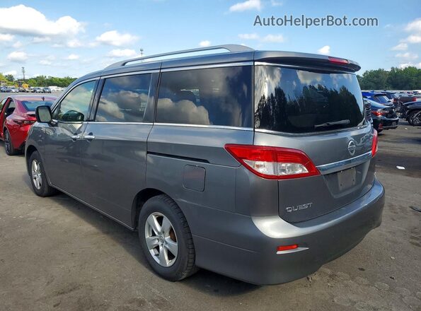 JN8AE2KP7H9165972 2017 NISSAN QUEST Серый Задняя левая четверть