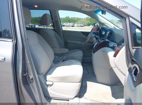 JN8AE2KP8G9151626 2016 NISSAN QUEST Gray Front interior view