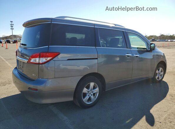 JN8AE2KP8G9154168 2016 NISSAN QUEST Gray Հետևի աջ