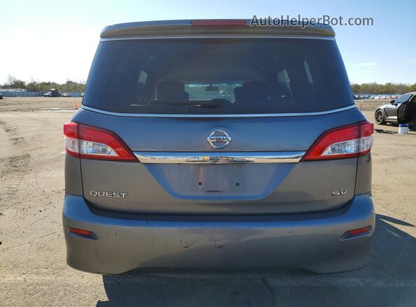 JN8AE2KP8G9154168 2016 NISSAN QUEST Gray Հետևի տեսք