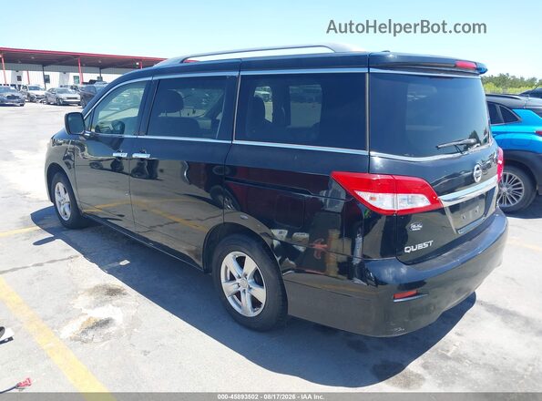 JN8AE2KP8H9167732 2017 NISSAN QUEST Black Հետևի ձախ