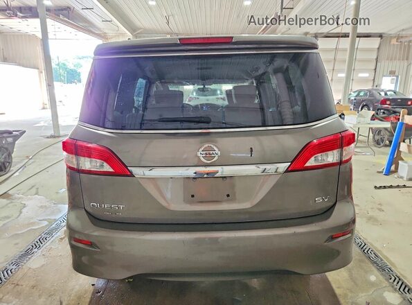 JN8AE2KP8H9168413 2017 NISSAN QUEST Gray Հետևի տեսք