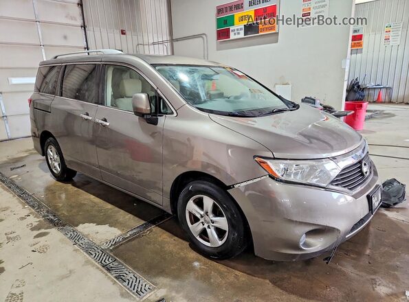 JN8AE2KP8H9168413 2017 NISSAN QUEST Gray Առջևի աջ
