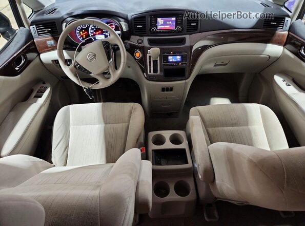 JN8AE2KP8H9168413 2017 NISSAN QUEST Gray Առջևի վահանակի տեսք