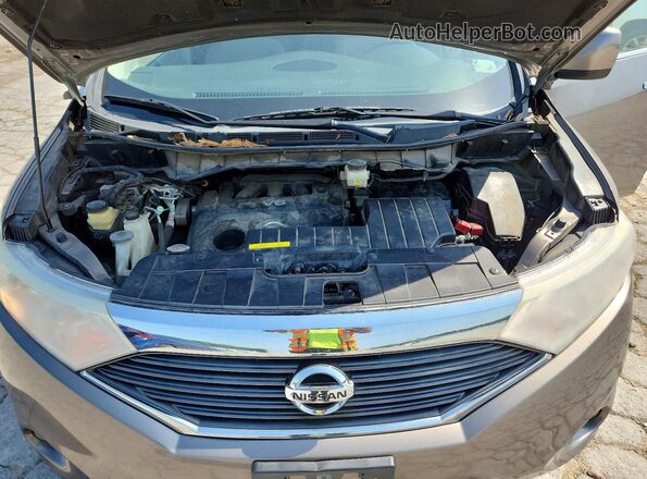 JN8AE2KP9G9154342 2016 NISSAN QUEST Gray ძრავის განყოფილების ხედი