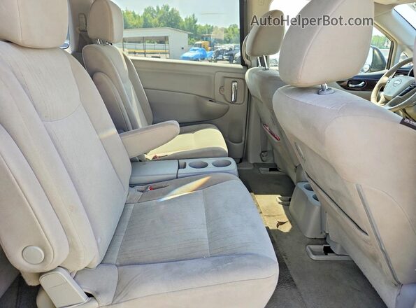 JN8AE2KP9G9154342 2016 NISSAN QUEST Gray უკანა სალონის ხედი