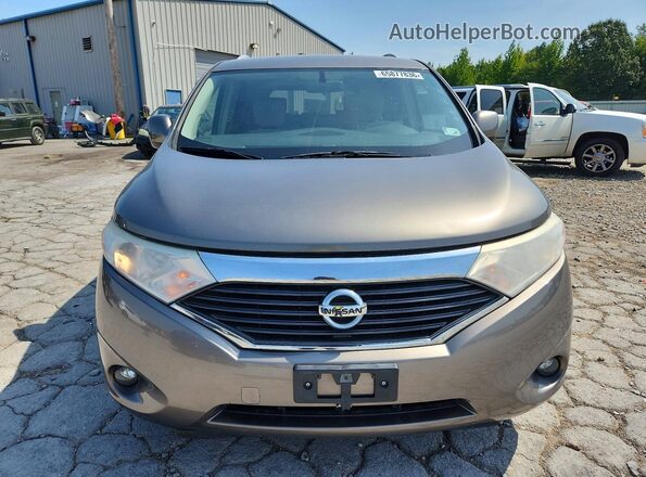 JN8AE2KP9G9154342 2016 NISSAN QUEST Gray წინა ხედი
