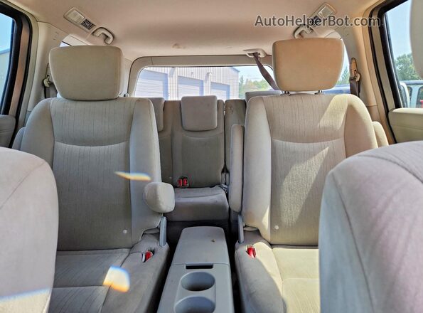 JN8AE2KP9G9154342 2016 NISSAN QUEST Gray უკანა სავარძლების ხედი