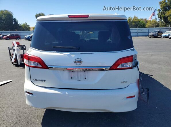JN8AE2KPXG9152891 2016 NISSAN QUEST White Widok z tyłu