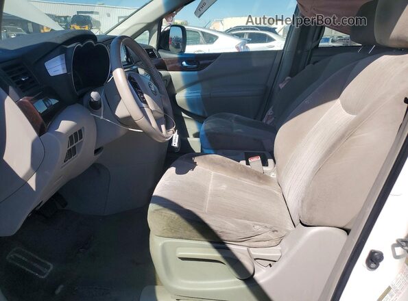 JN8AE2KPXG9152891 2016 NISSAN QUEST White Widok wnętrza z przodu