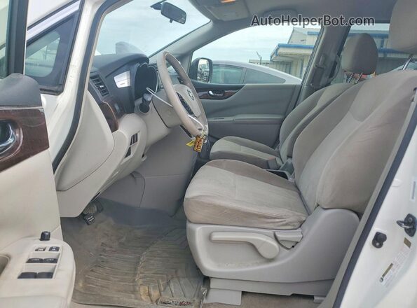 JN8AE2KPXH9167215 2017 NISSAN QUEST White Vista interior delantera