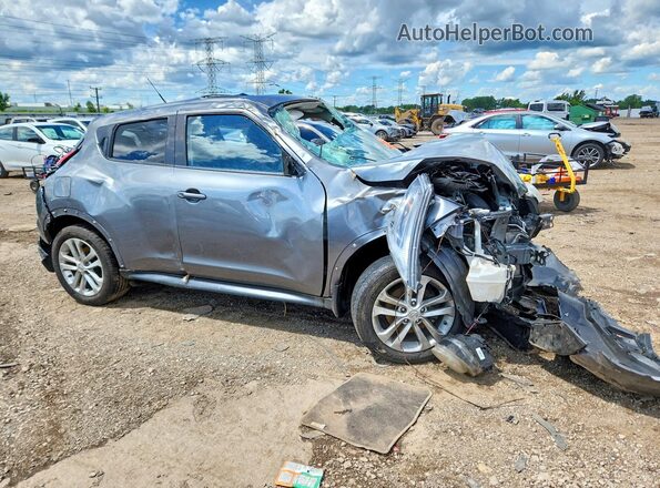 JN8AF5MR1GT600774 2016 NISSAN JUKE Серый Передняя правая четверть