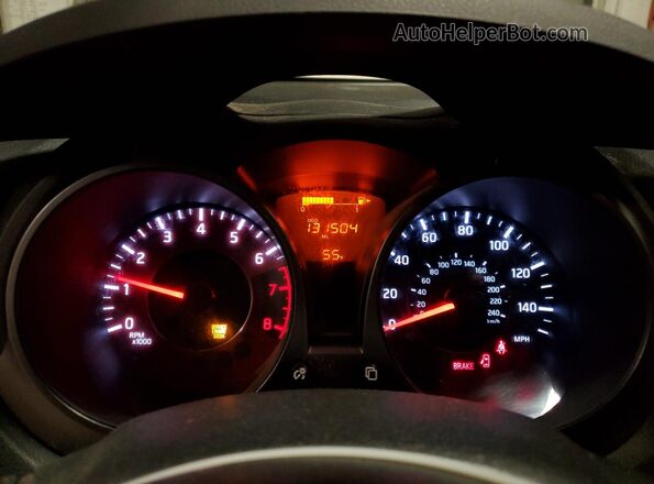 JN8AF5MR2GT606129 2016 NISSAN JUKE White Instrument cluster view