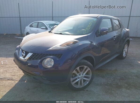 JN8AF5MR3GT608651 2016 NISSAN JUKE Blue Vista tres cuartos delantera izquierda