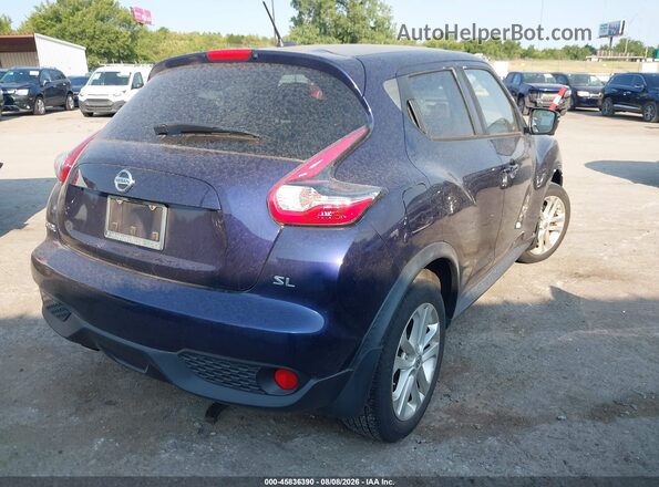 JN8AF5MR3GT608651 2016 NISSAN JUKE Blue Trasero derecho