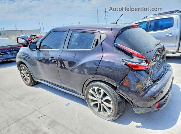 JN8AF5MR4HT700644 2017 NISSAN JUKE Maroon Rear left