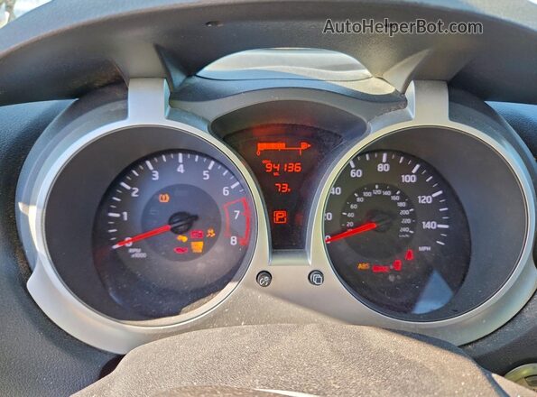 JN8AF5MR4HT701129 2017 NISSAN JUKE Black Вид щитка приладів