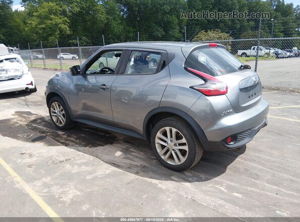 JN8AF5MR6GT609938 2016 NISSAN JUKE Gray Trasero izquierdo