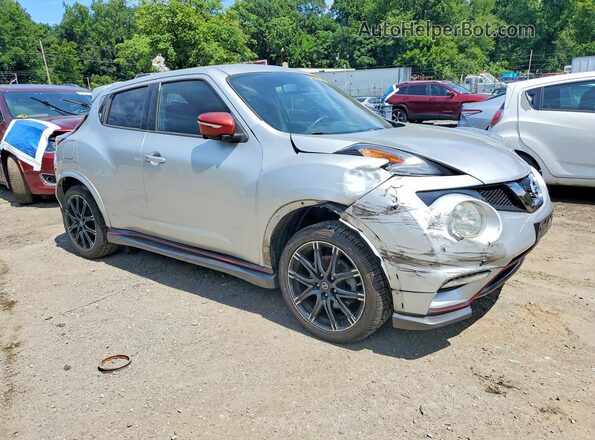 JN8AF5MR6GT610362 2016 NISSAN JUKE Серебряный Передняя правая четверть