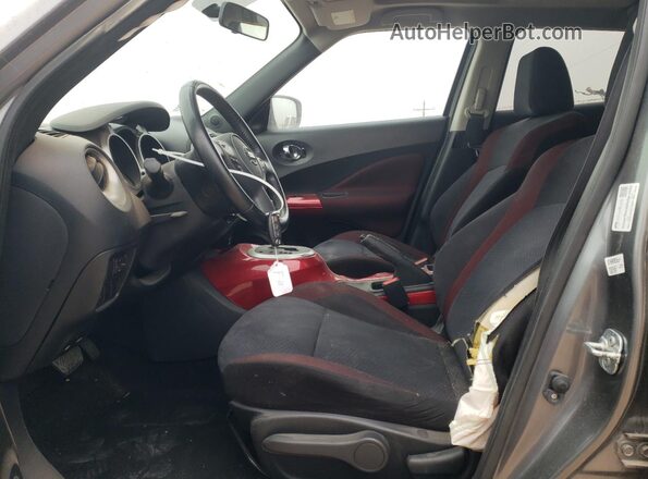 JN8AF5MRXGT610302 2016 NISSAN JUKE Gray წინა სალონის ხედი