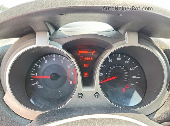 JN8AF5MRXHT702320 2017 NISSAN JUKE Silver Вид щитка приладів