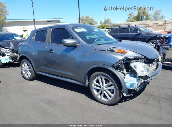 JN8AF5MRXHT706237 2017 NISSAN JUKE Gray Панорамний вид салону 360°
