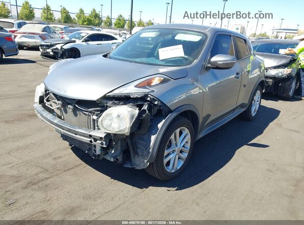 JN8AF5MRXHT706237 2017 NISSAN JUKE Gray Передня ліва чверть
