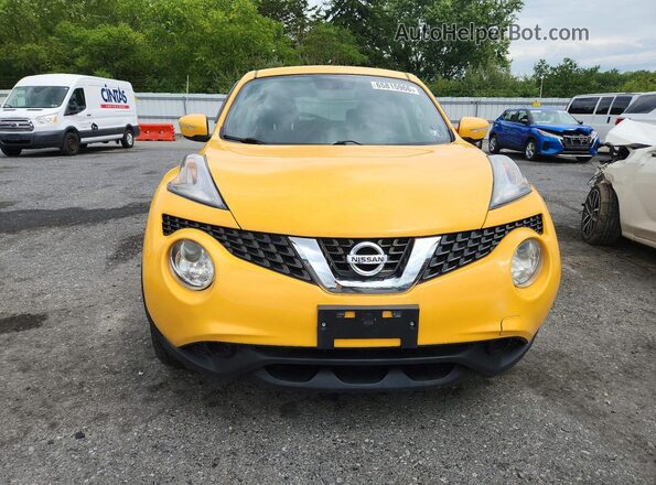 JN8AF5MV1HT752004 2017 NISSAN JUKE Yellow Դիմացի տեսք