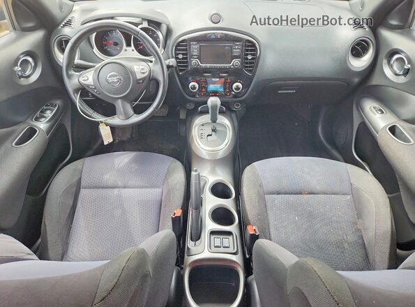 JN8AF5MV1HT752004 2017 NISSAN JUKE Yellow Առջևի վահանակի տեսք