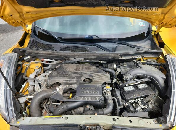 JN8AF5MV1HT752004 2017 NISSAN JUKE Yellow Սալոնի հետևի տեսք