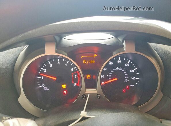 JN8AF5MV3GT655126 2016 NISSAN JUKE Silver Widok zestawu wskaźników