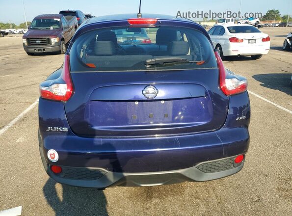 JN8AF5MV4GT659105 2016 NISSAN JUKE Blue უკანა ხედი