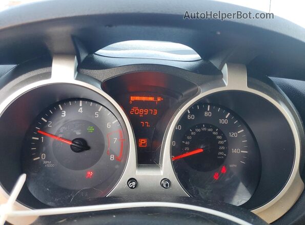 JN8AF5MV4GT659105 2016 NISSAN JUKE Blue ხელსაწყოთა პანელის ხედი