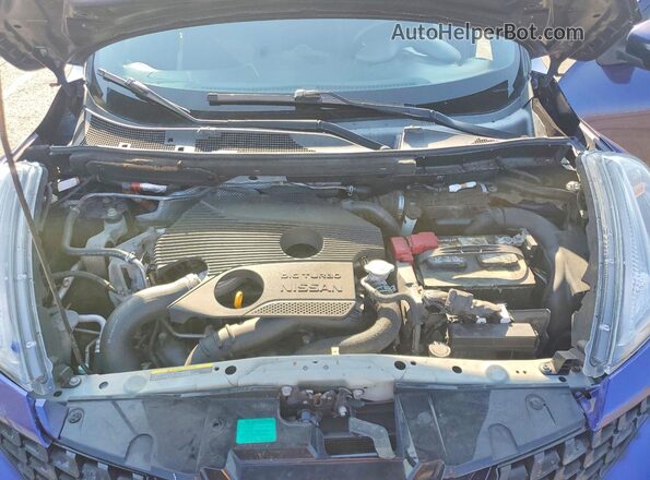 JN8AF5MV4GT659105 2016 NISSAN JUKE Blue ძრავის განყოფილების ხედი