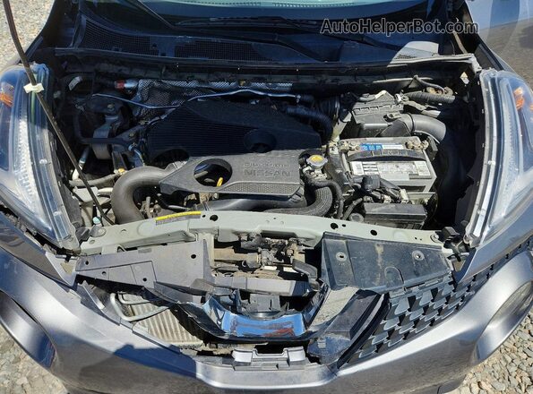 JN8AF5MVXGT650084 2016 NISSAN JUKE Gray ძრავის განყოფილების ხედი