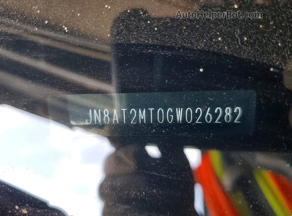 JN8AT2MT0GW026282 2016 NISSAN ROGUE Green Vista del compartimento del motor