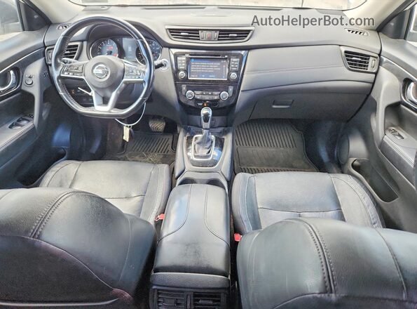 JN8AT2MT0HW145709 2017 NISSAN ROGUE White წინა პანელის ხედი