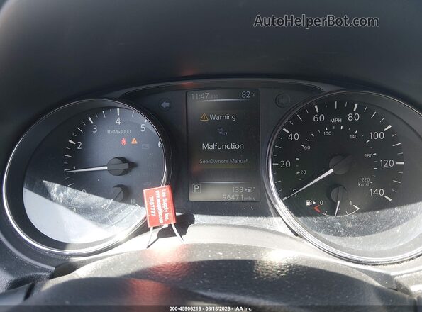 JN8AT2MT0HW146004 2017 NISSAN ROGUE Gray Widok tylnych siedzeń