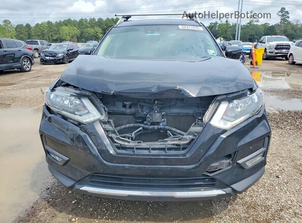 JN8AT2MT0JW454604 2018 NISSAN ROGUE Black Vista de los asientos traseros
