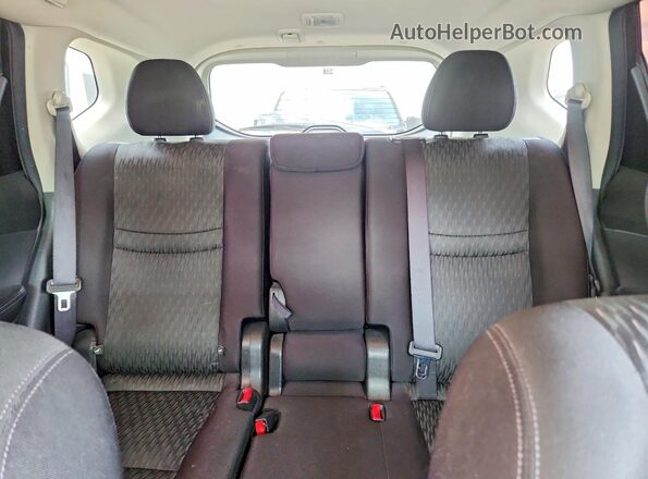 JN8AT2MT0JW459866 2018 NISSAN ROGUE Black Widok tylnych siedzeń