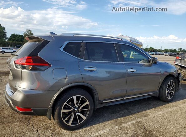 JN8AT2MT0JW460337 2018 NISSAN ROGUE Gray Tył prawy