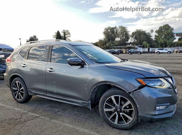 JN8AT2MT0JW460337 2018 NISSAN ROGUE Gray Przód prawy